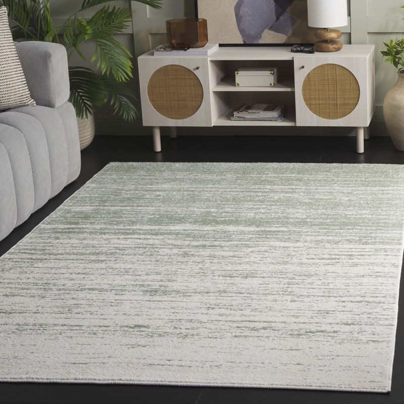 Tapis de performance abstraite Arrietty, Rectangle 5 pi 1 po x 7 pi 6 po