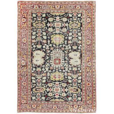 Petit tapis Sivas turc noir anthracite