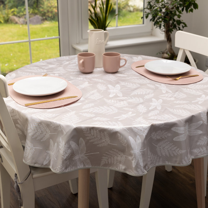 Dragon Fairy 140cm round Eco Line PVC Free Polyester Tablecloth