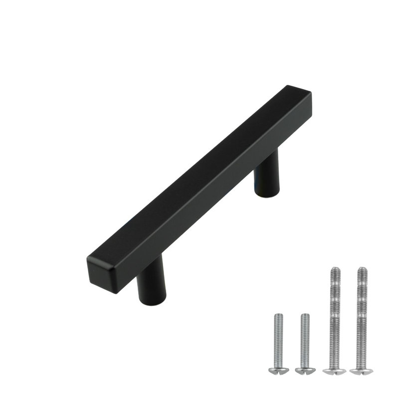3" Center to Center Bar Pull, Matte Black
