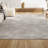 Atricia High-Low Minimalist Scandi Striped Ivory/Cream Indoor/Outdoor Rug-661344337