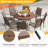 53" Patio Roud Metal Dining Table-982679819