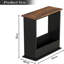 45cm W Manufactured Wood Bedside Table