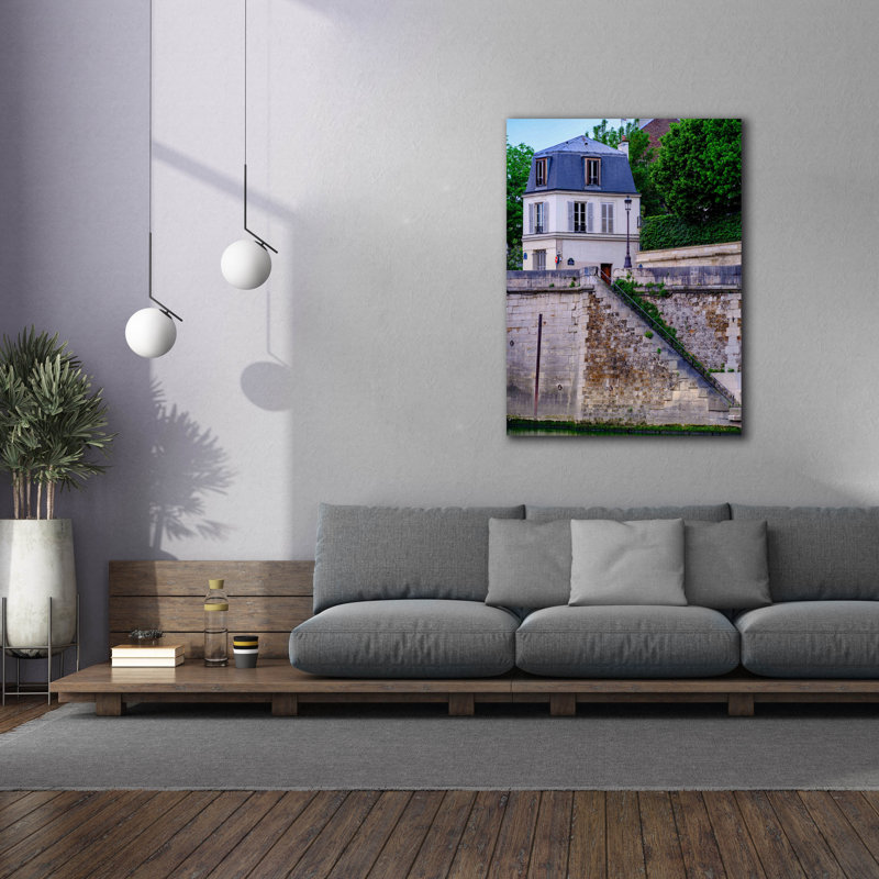 "Paris - House On seine" par Epic Portfolio, H 54 po x l 40 po x P 1,5 po