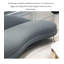 Chaise longue en velours de bois massif de style italien de luxe légère pour chambre à coucher et salon