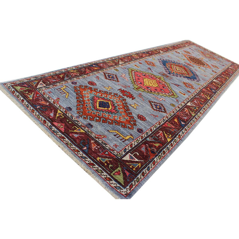 Hand Knotted Wool Southwestern Area Rug