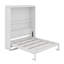Grand lit escamotable avec tablettes-493143067