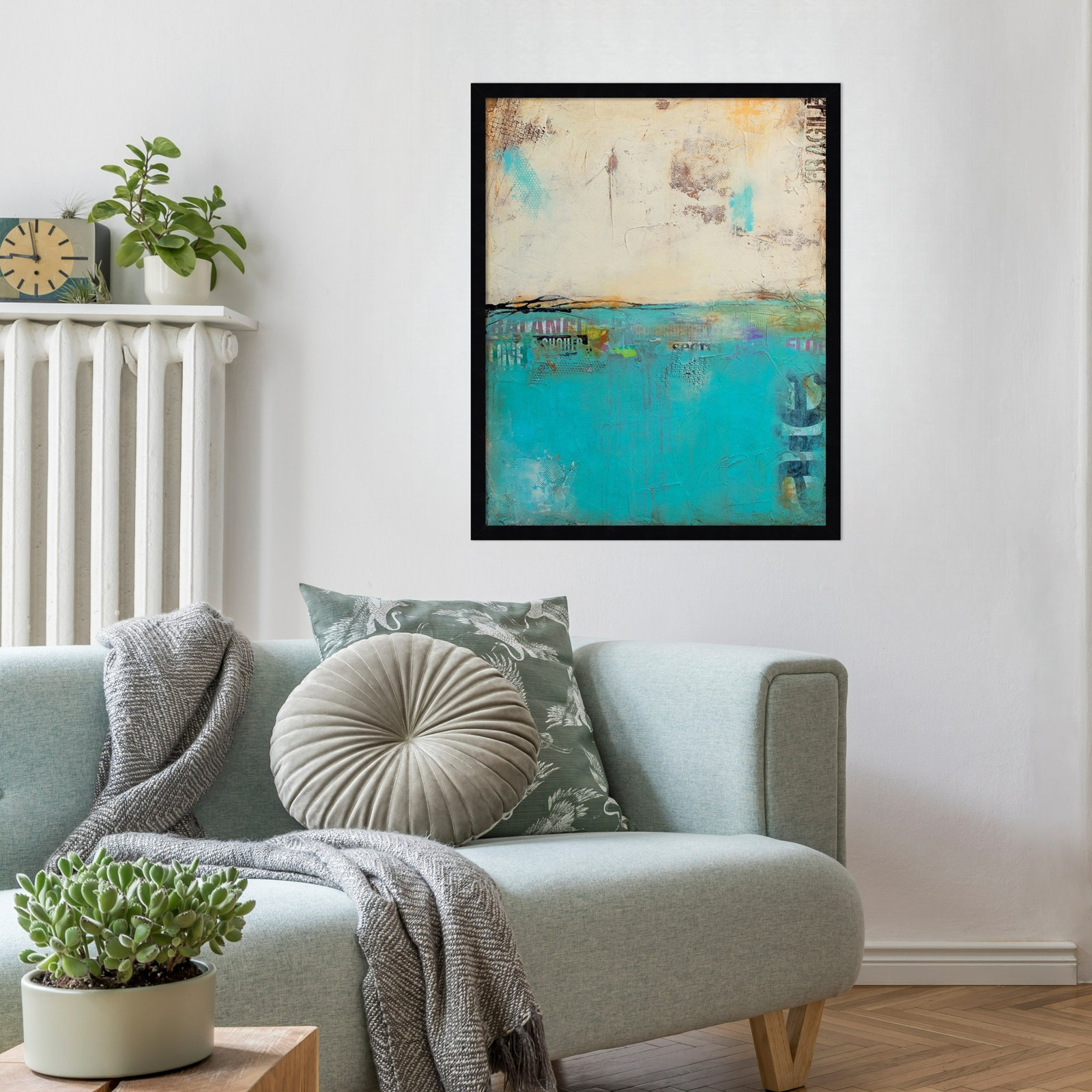 Urban Edge Print by Erin Ashley, 25" H x 21" W, Black