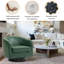72Cm Wide Swivel Barrel Chair-1614842812