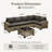 Carolle 6 - Person Sectional Seating Group With Cushions-1289053200