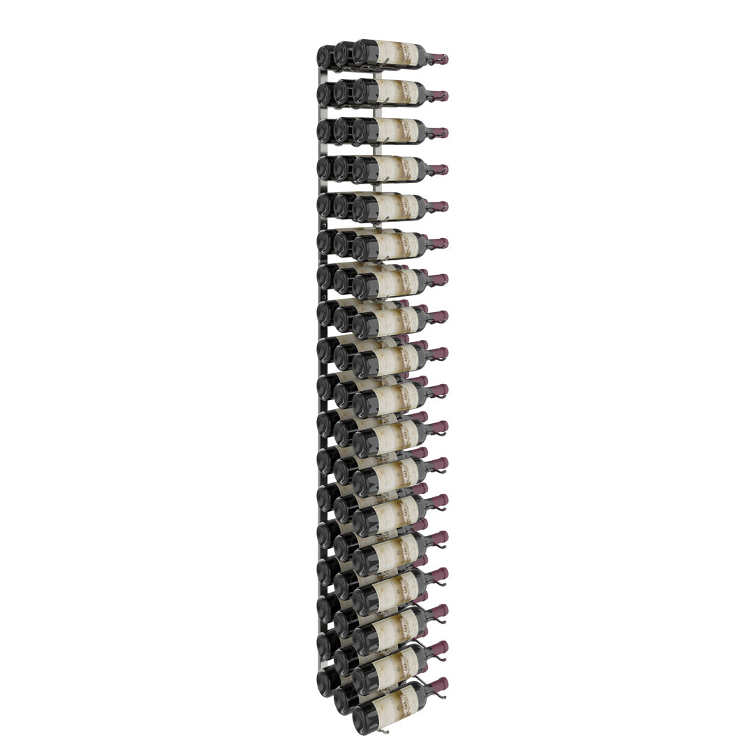 Indurial 54 Bottle Wall Mounted Wine Bottle Rack Rebrilliant 