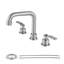 Widespread 2-handle Bathroom Faucet with Drain Assembly-62233812
