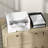 2 Drawer File Cabinet With Lock, Vertical Filing Cabinet With Keys, Rattan Drawers And Adjustable Hanging Bar For Letter, A4 And Legal Size Paper