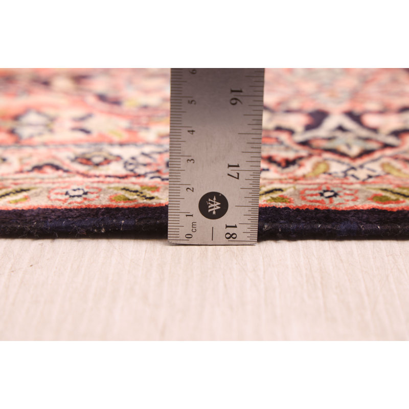Tapis bleu marine Kashmir 5 pi 11 po x 9 pi 1 po