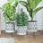 Glenview 3 - Piece Metal Pot Planter Set
