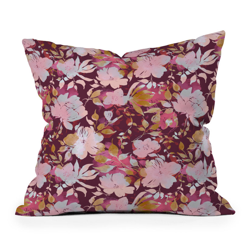 Coussin Marta Barragan Camarasa Blossoming, 26 po x 26 po