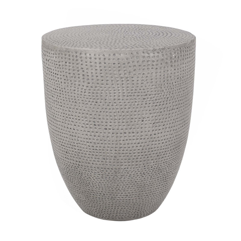 Outdoor Lightweight Concrete Side Table