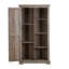 Grande armoire de rangement avec porte de grange et rangement en bois rustique de style campagnard avec garde-manger et porte de grange