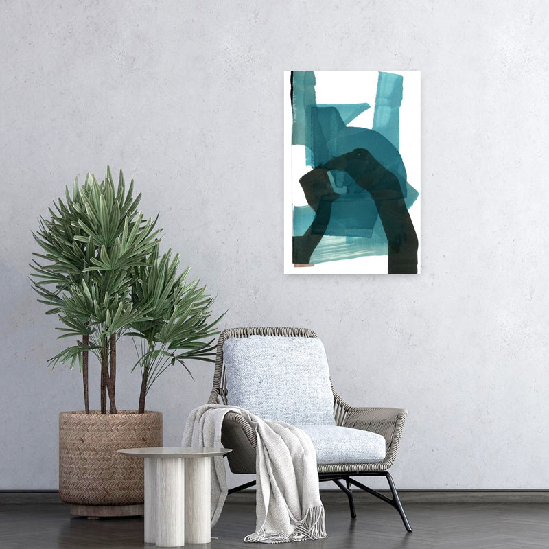 Art contemporain contemporain abstrait, H 24 po x l 16 po