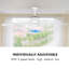132cm Ceiling Fan with Light Kit-32149378