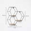 MacAdam 3 Piece Hexagon Metal Accent Shelf