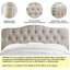 Linen Upholstered Headboard-Modern-Adjustable Height-Button Tufting-1218053148-1226095458