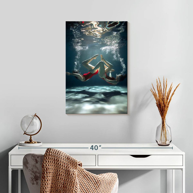 Sireci Synchronized Swimming Duo, 24" H x 16" W