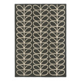 Wool Geometric Area Rug in Beige/Black