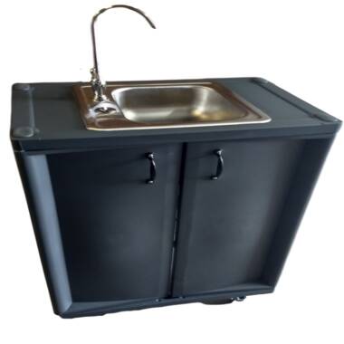 Paragon 4580 eSink Black Stainless Steel Portable Hot Water Hand Sink