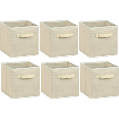 Ensemble de bacs de rangement en tissu