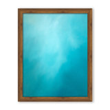 Coastal Retreat Underwater Clouds X by  - Floater Frame Print on Canvas