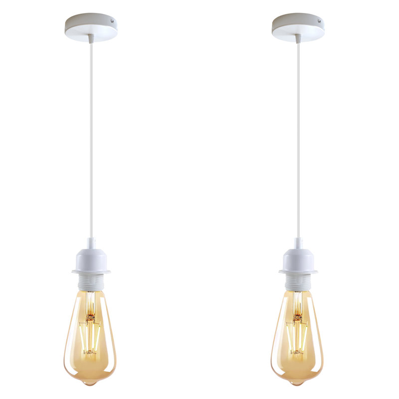 Kootenai 2 - Light White Single Pendant, Yes