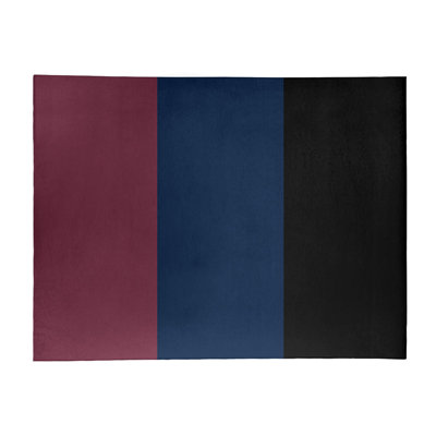 Tapis de vin rayé/bleu marine/noir