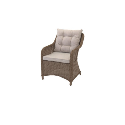 Keya Patio Dining Armchair with Cushion
