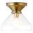 Abbott Glass Semi Flush Mount-967299571