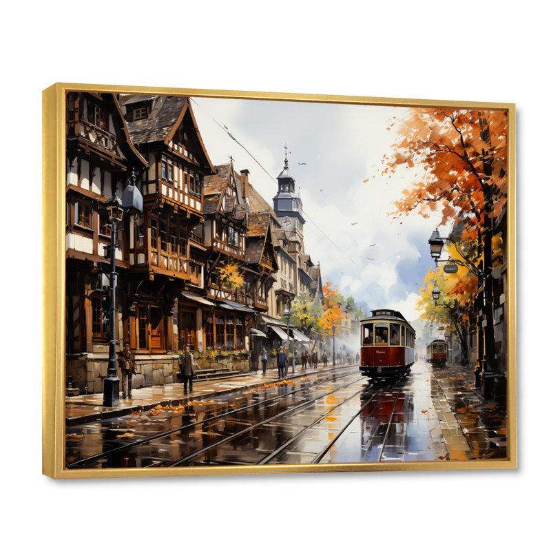 Martisa " Germany German Timberline II ", Cadre flottant doré, H 30 po x l 40 po x P 1,5 po