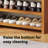 Foldable Shoe Rack For Home - Bamboo Entryway Shoe Organizer With Dust-Proof Curtain, Multi-Layer Design For Easy Storage