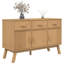 Buffet Vidaxl OLDEN brun 44,9 po x 16,9 po x 28,9 po pin massif