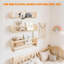 Wood Wall Organizer with Wall Baskets