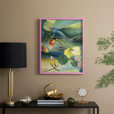 «A Moment In Time», reproduction encadrée - bois massif