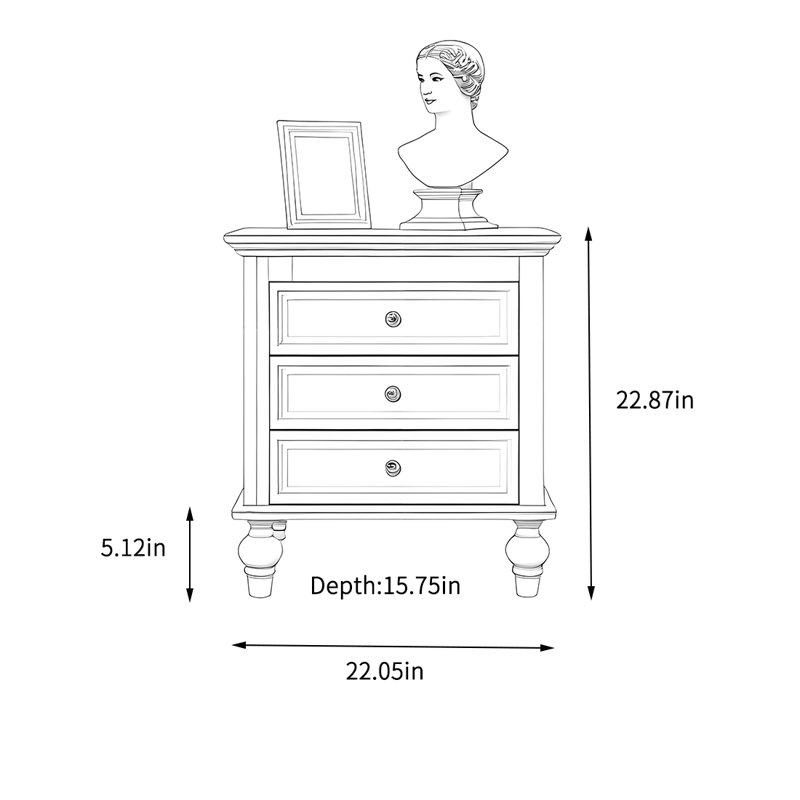 Simple armoire de chambre blanche