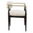 Uttermost Moxie White Dining Arm Chair