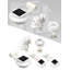 Solar Panel LED 3 Light Spot Light-15716079