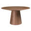 Table de salle à manger 53 "Adara en noyer et 6 chaises Carramar en taupe-1314353795