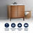 Calandre 36'' Single Bathroom Vanity with Ceramic Top-96677717