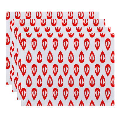 Melchior Ikat Tears 4 Piece Placemat Set