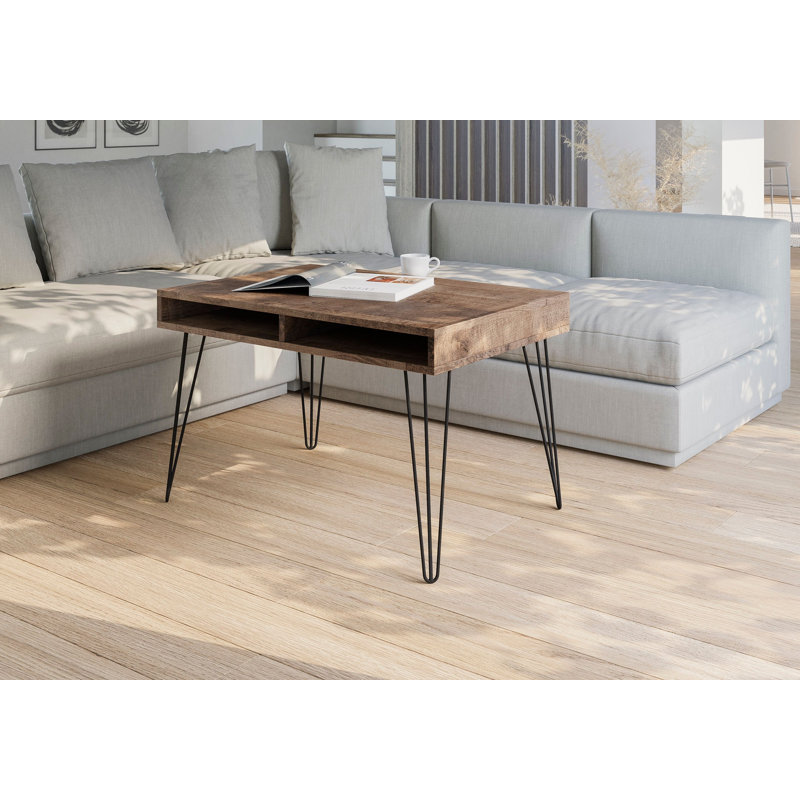 Mare Coffee Table with Storage, Oak