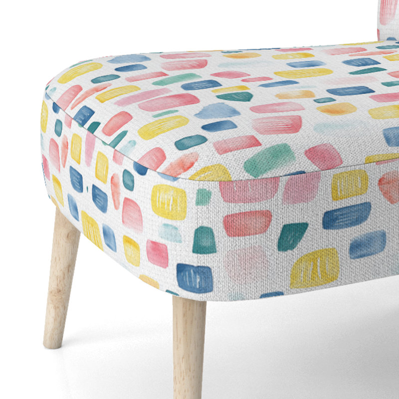 Chaise d'appoint créative pour enfants - Chaise d'appoint en forme de crayon rose, Chaise d'appoint sans accoudoirs