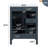 24 Inch Bathroom Vanity with Ceramic Sink