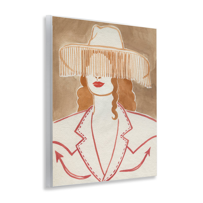 "Western Cowgirl", art mural sur plaque par Grace Popp